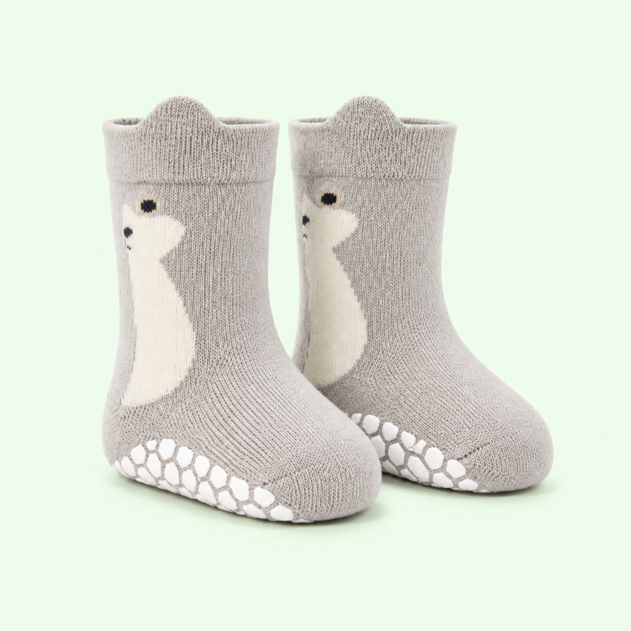 2 Pairs of Toddler Grip Socks